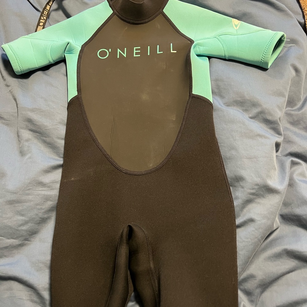 O'Neill Black and Teal Wetsuit